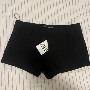 Zara Black Women's Shorts